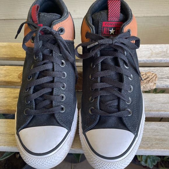 Men's Converse Brown & Black High Tops